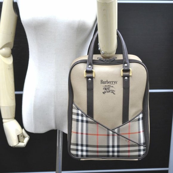 Authentic Burberrys Nova Check Hand Bag - Picture 12 of 12